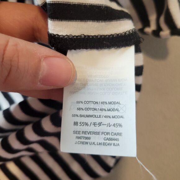 J Crew Crewcuts Girls Striped Handkerchief Dress  Size 12 - Picture 6 of 7